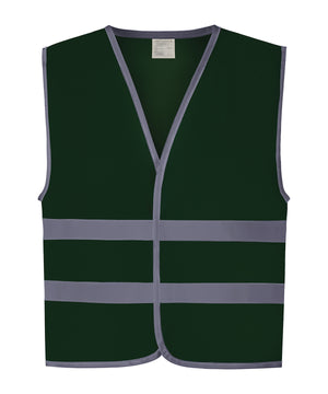 Hi-vis reflective border kids waistcoat (HVW102CH)