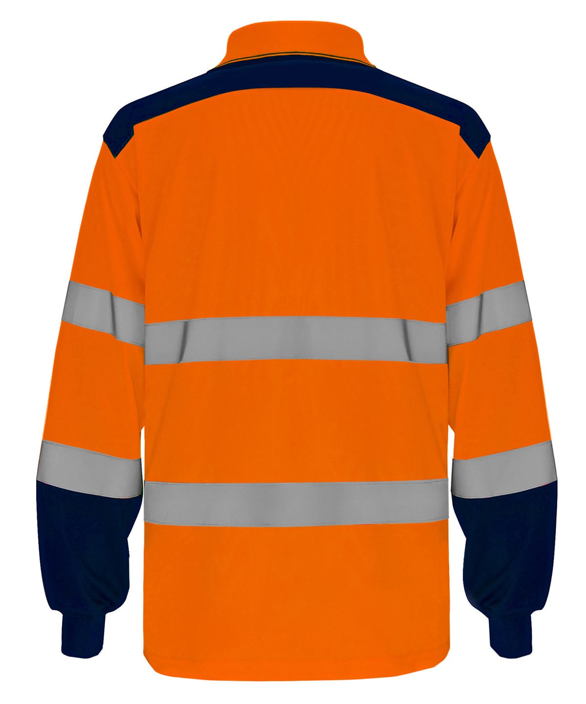 YOKO YK055 Hi-Vis Two-Tone Long Sleeve Polo | Premium High Visibility Workwear