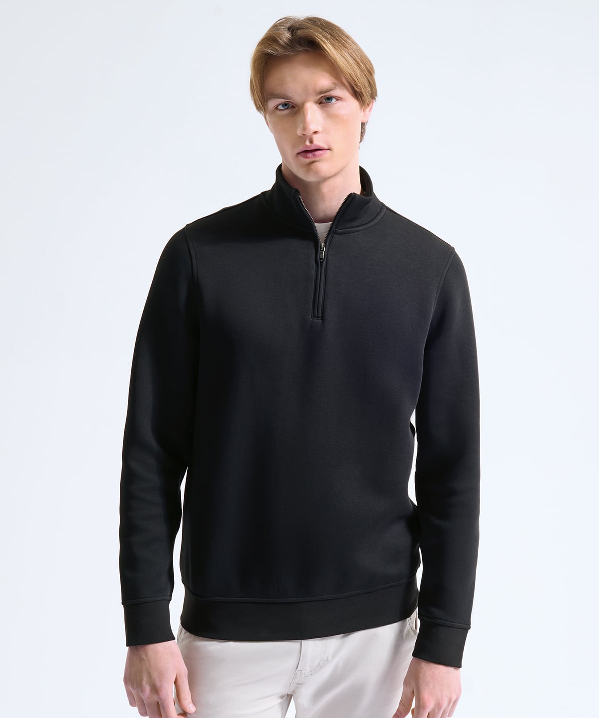 Men's Premium 1/4 Zip Sweatshirt | Asquith & Fox AQ035 | Custom Embroidered Knitwear