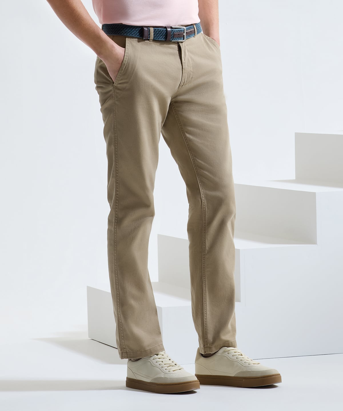 Asquith & Fox Men's Classic Fit Chinos (AQ050) | Corporate Workwear Trousers