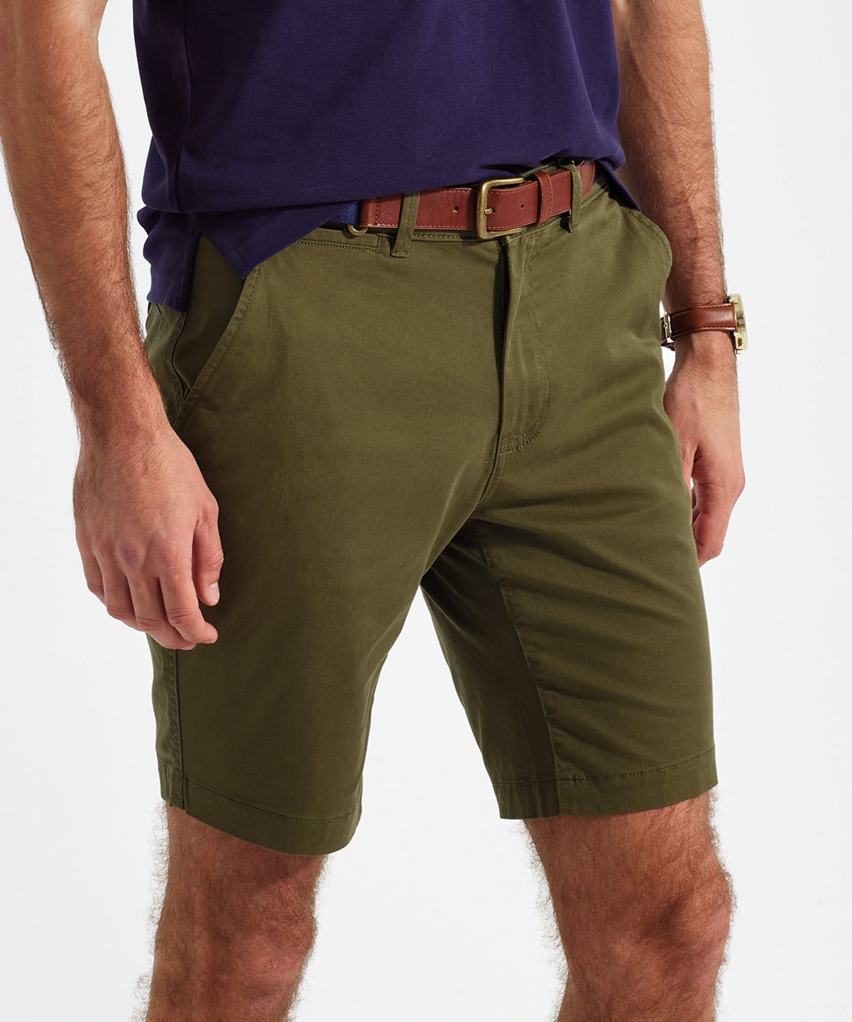 Asquith & Fox Men's Ultimate Chino Shorts (AQ058) | Hospitality Workwear