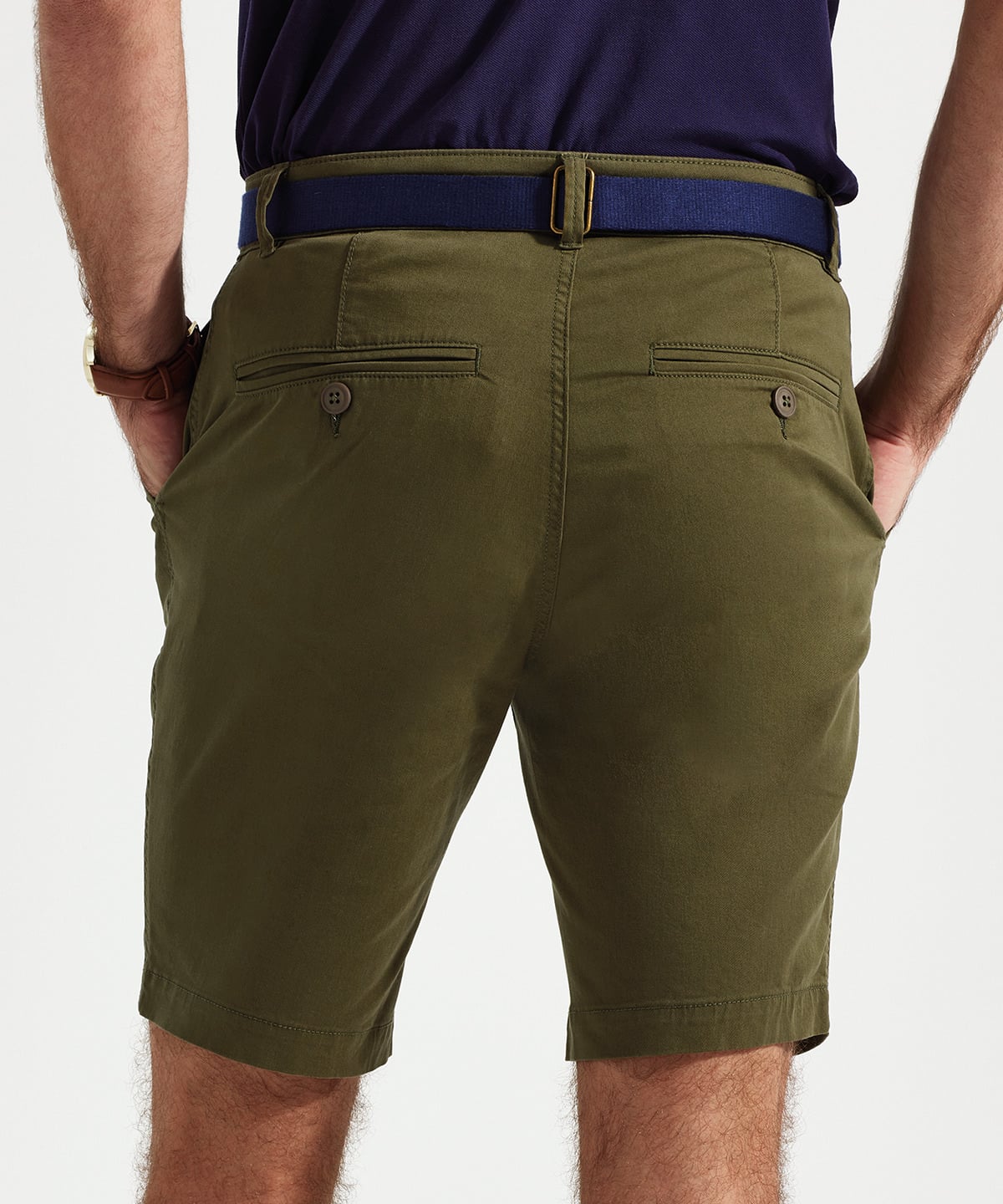 Asquith & Fox Men's Ultimate Chino Shorts (AQ058) | Hospitality Workwear