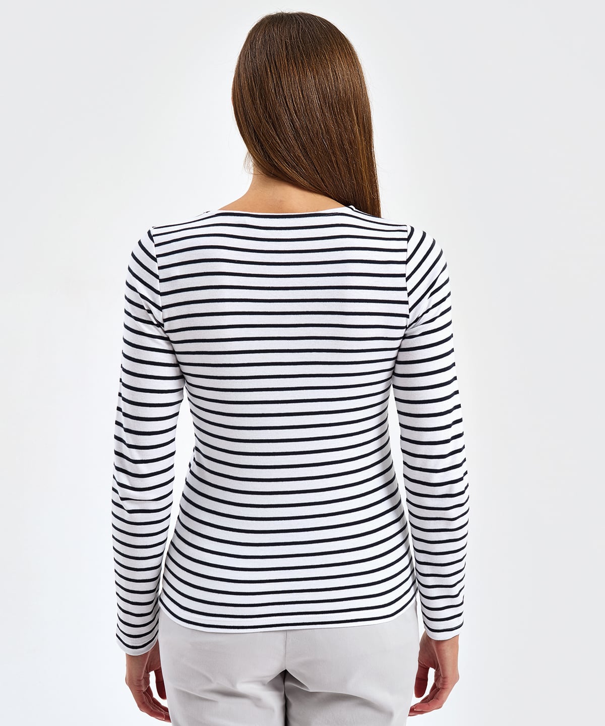 AQ071 | Women's Marinière coastal long sleeve tee | Asquith & Fox