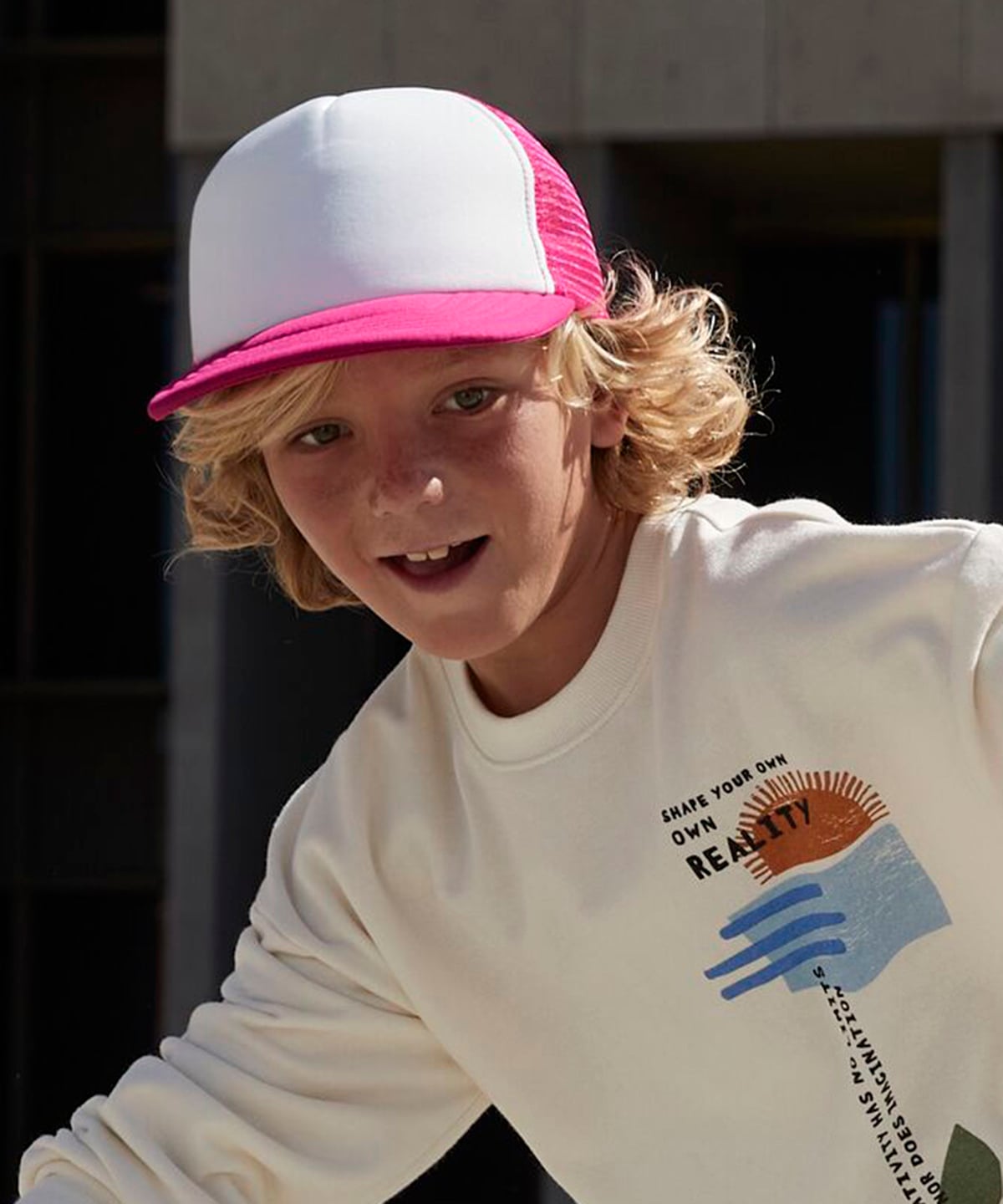 Beechfield B645B Junior Vintage Snapback Trucker | Personalised Kids Trucker Cap