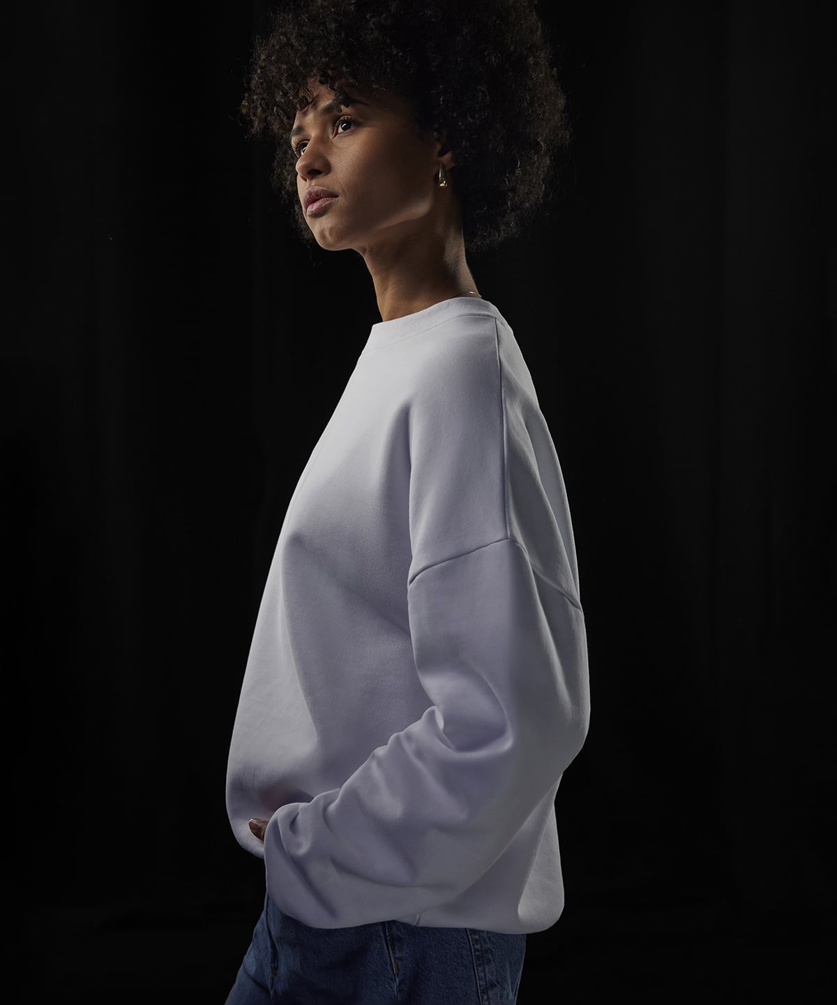 B&C Influence Oversized Crew Neck Sweatshirt (BA033) | Oversized Sweatshirt