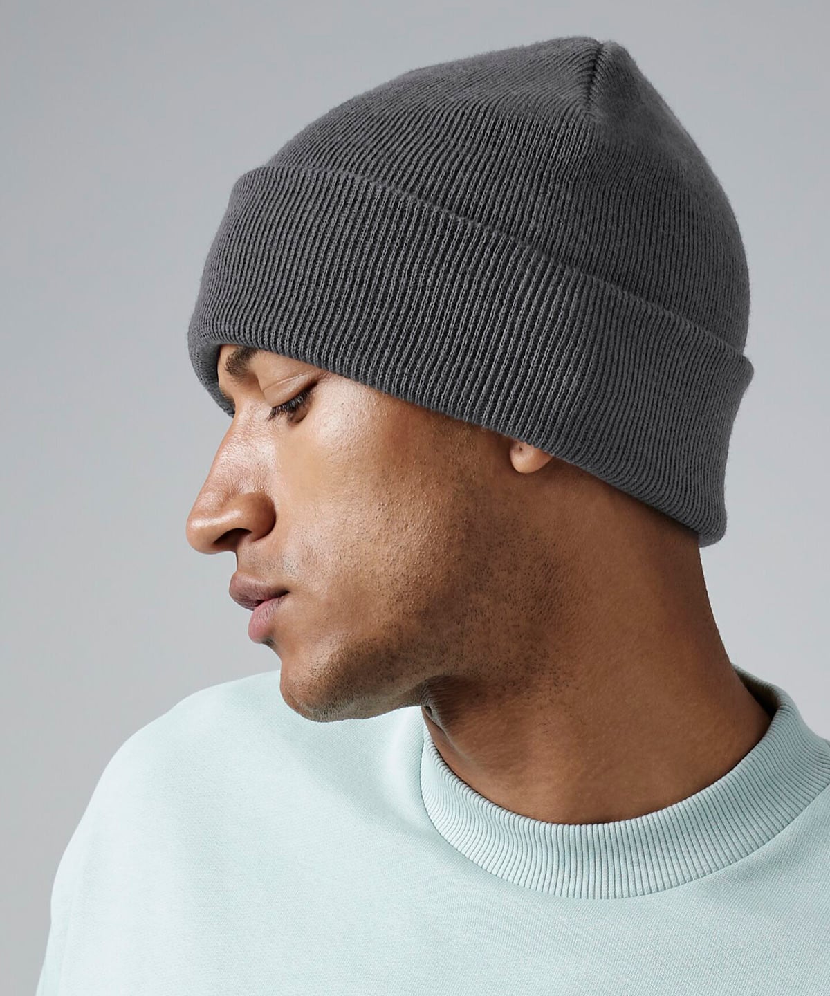 Beechfield BC45R Recycled Original Cuffed Beanie | Personalised Embroidered Beanie