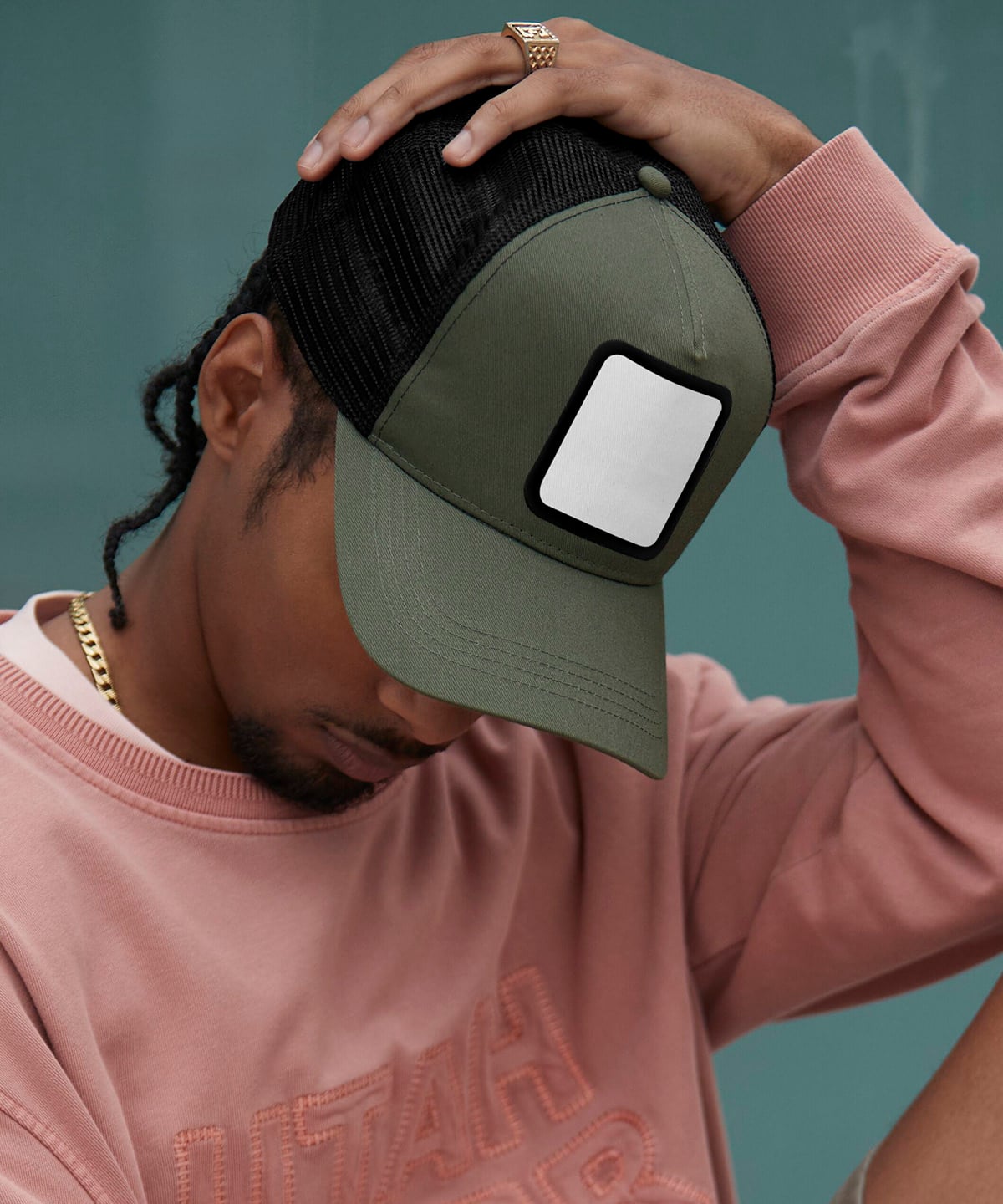 Beechfield BC636 Appliqué Patch 5 Panel Trucker Cap | Custom Branded Caps