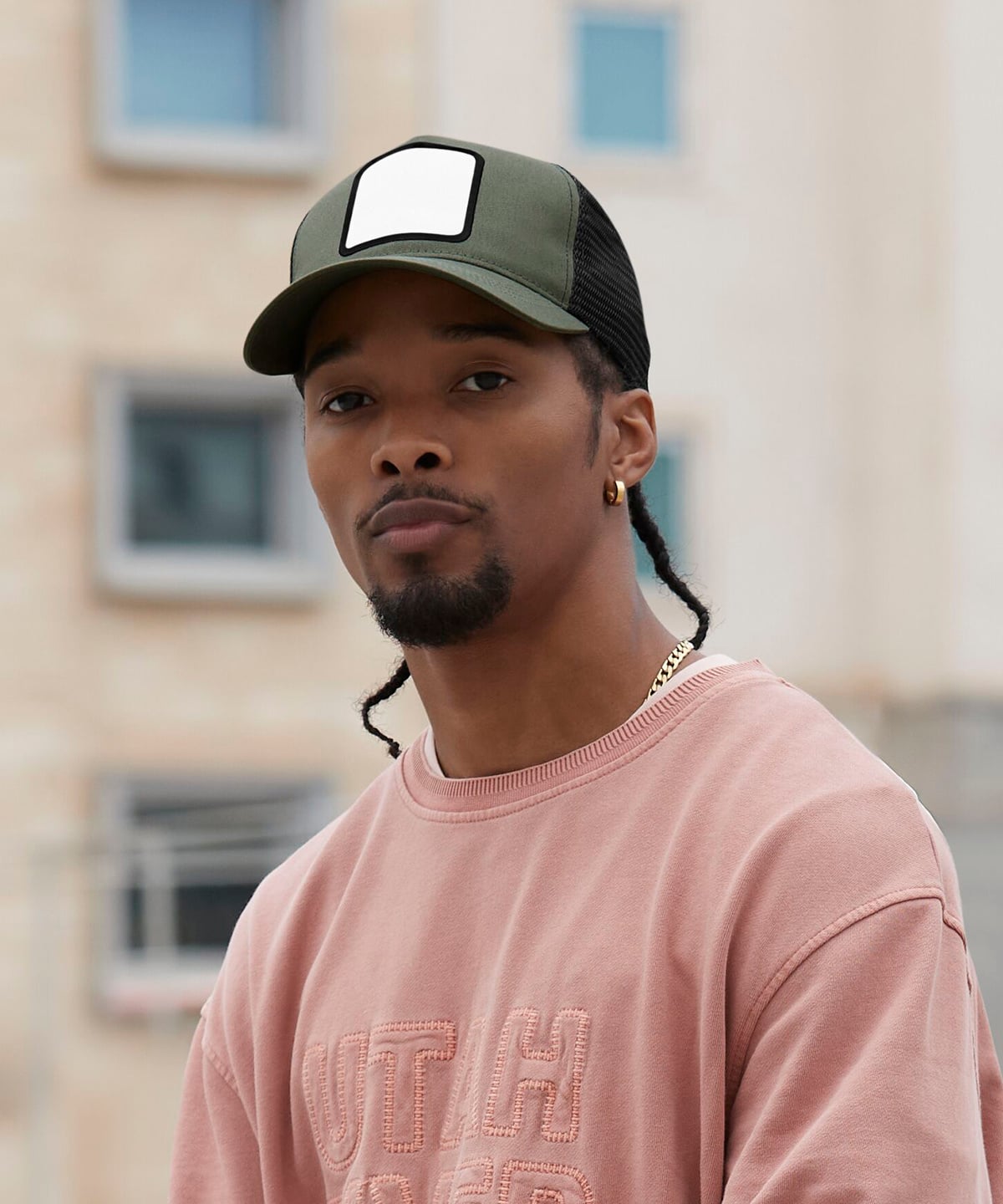 Beechfield BC636 Appliqué Patch 5 Panel Trucker Cap | Custom Branded Caps