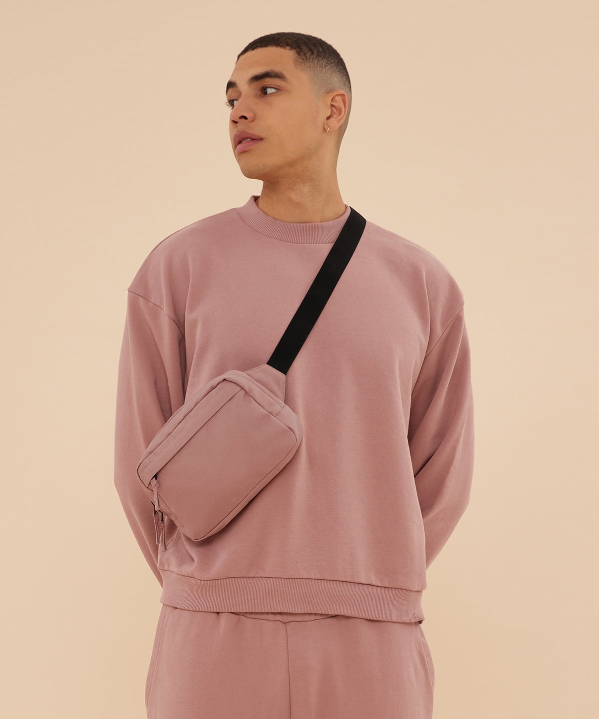 Bagbase Premium Recycled Cross Body Bag (BG187) | 2L Recycled Waist Bag