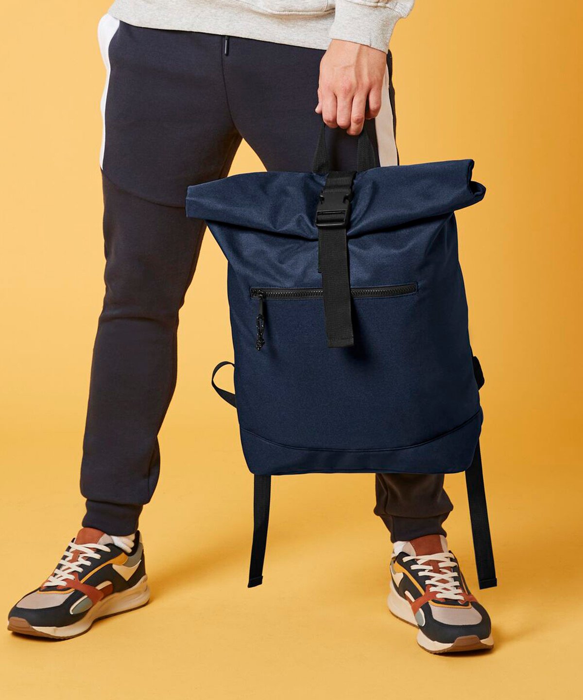 BG286 | Recycled rolled-top backpack | Bagbase