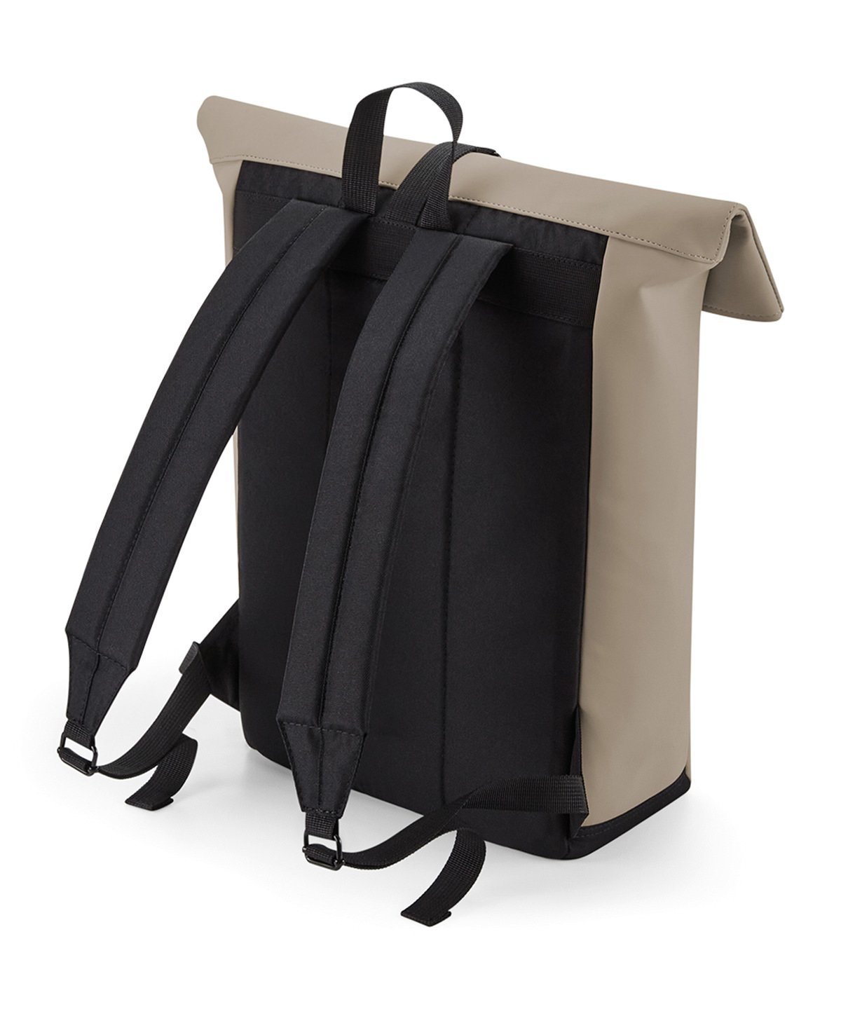 BG335 | Matte PU rolltop backpack | Bagbase