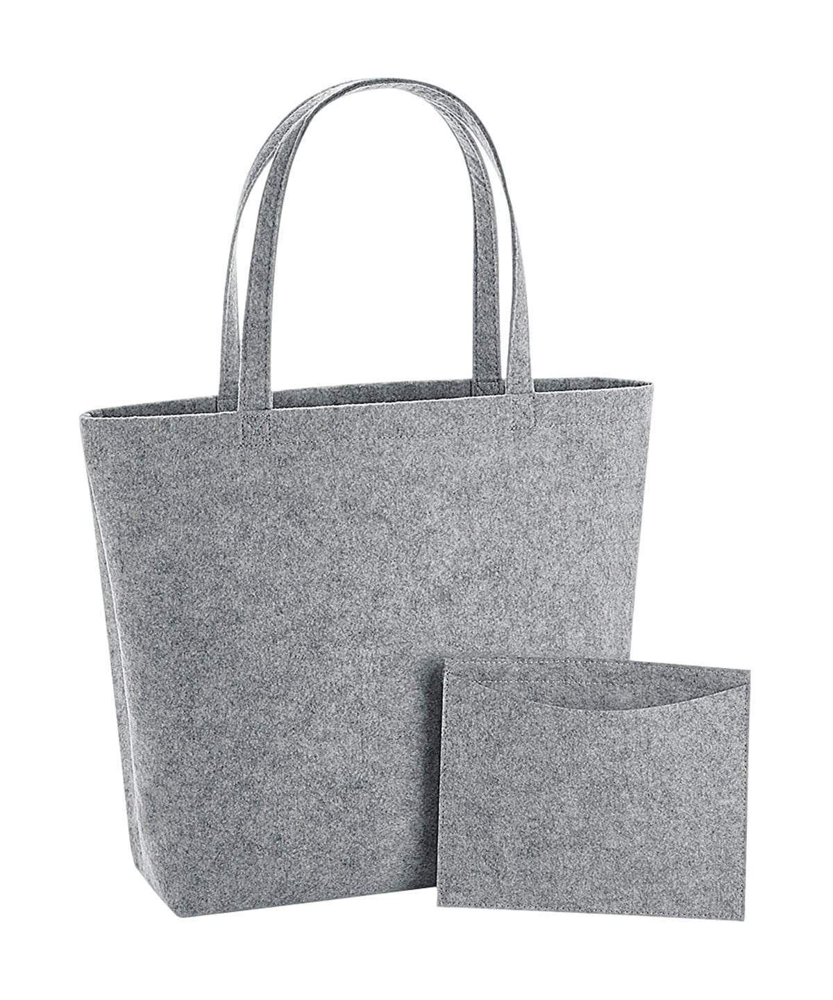 Bagbase Felt Shopper (BG721) | 22L Branded Felt Tote