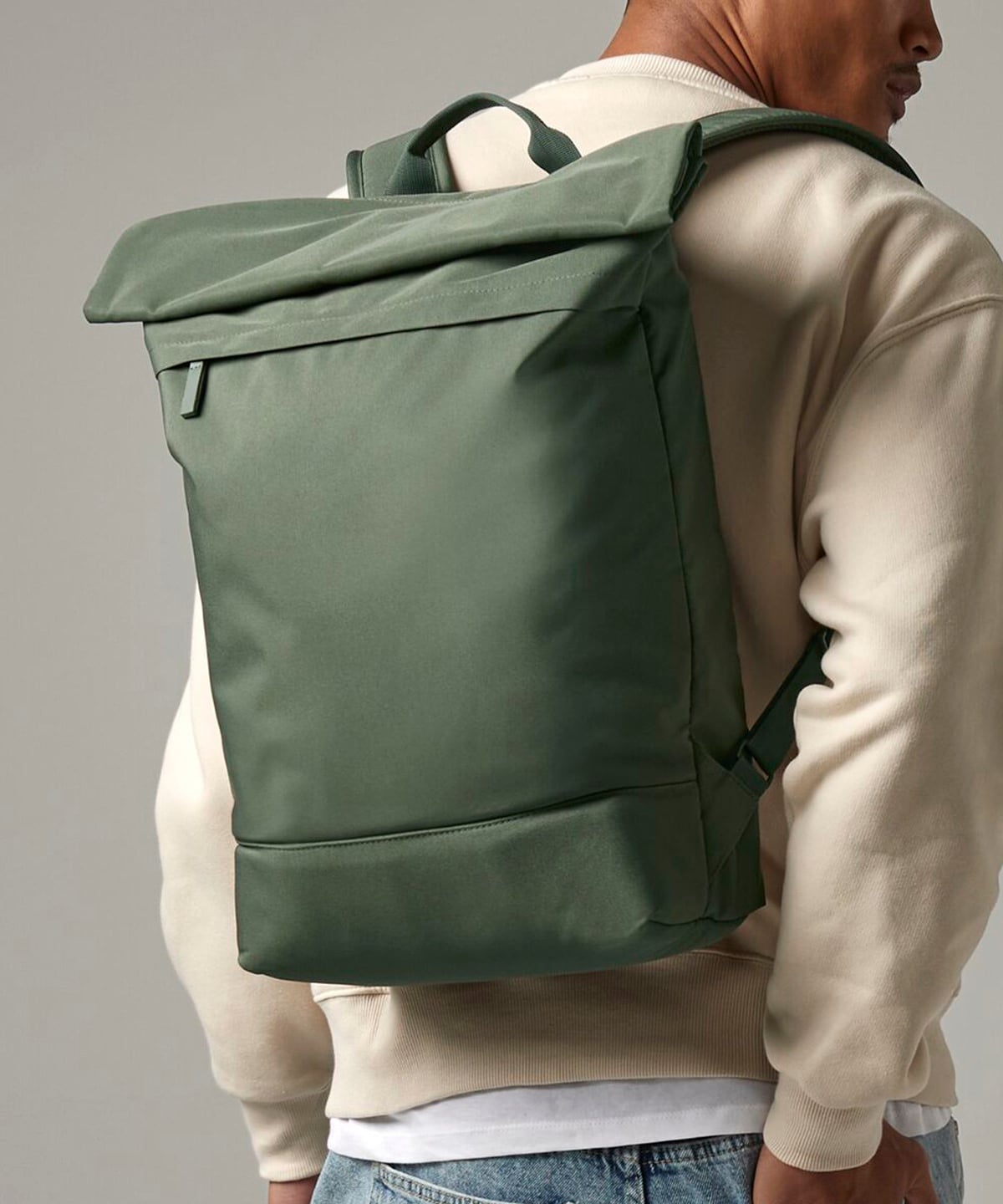 Bagbase Simplicity Roll-Top Backpack (BG870) | 15L Recycled Branded Backpack