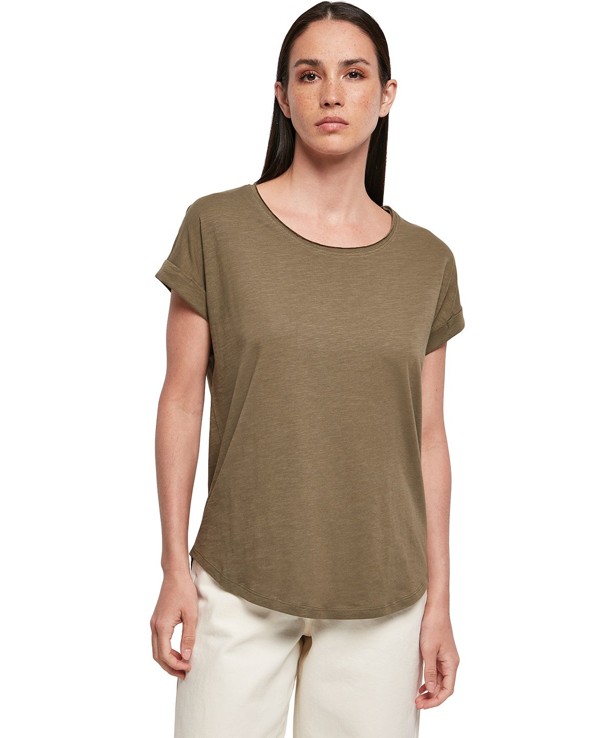 BY036 | Women's long slub tee | Build Your Brand