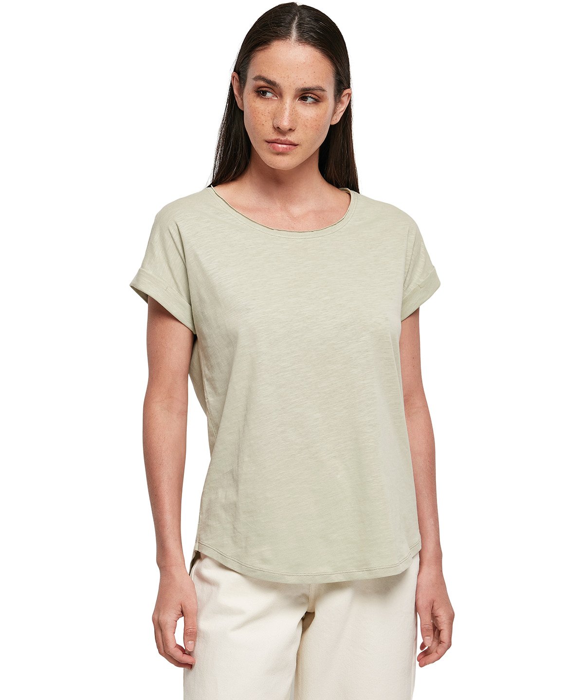 BY036 | Women's long slub tee | Build Your Brand