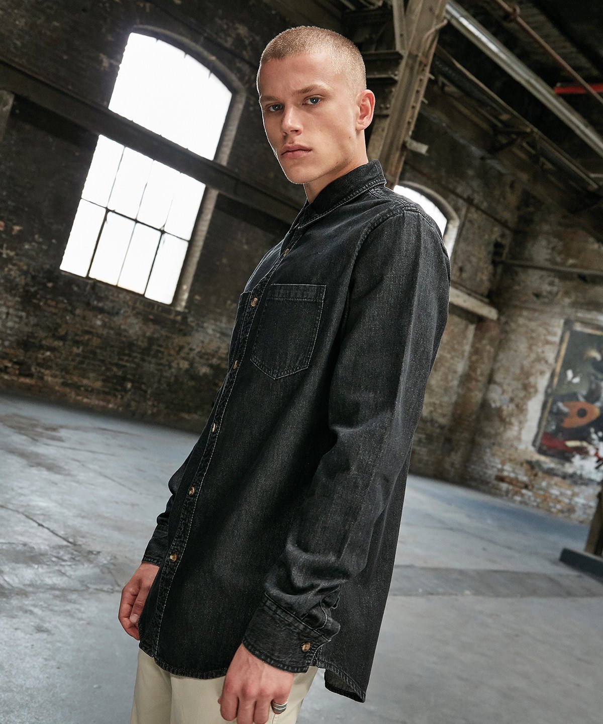 BY152 | Denim shirt | Build Your Brand