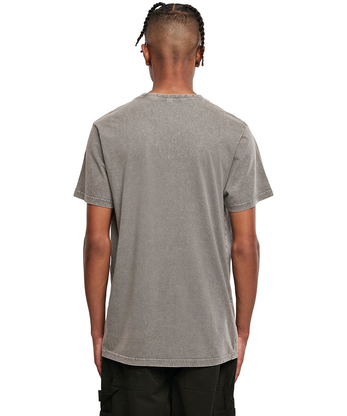 BY190 | Acid washed round neck tee | Build Your Brand