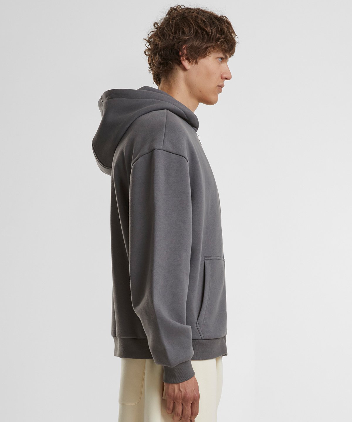 BY285 | Fluffy zip hoodie | Build Your Brand