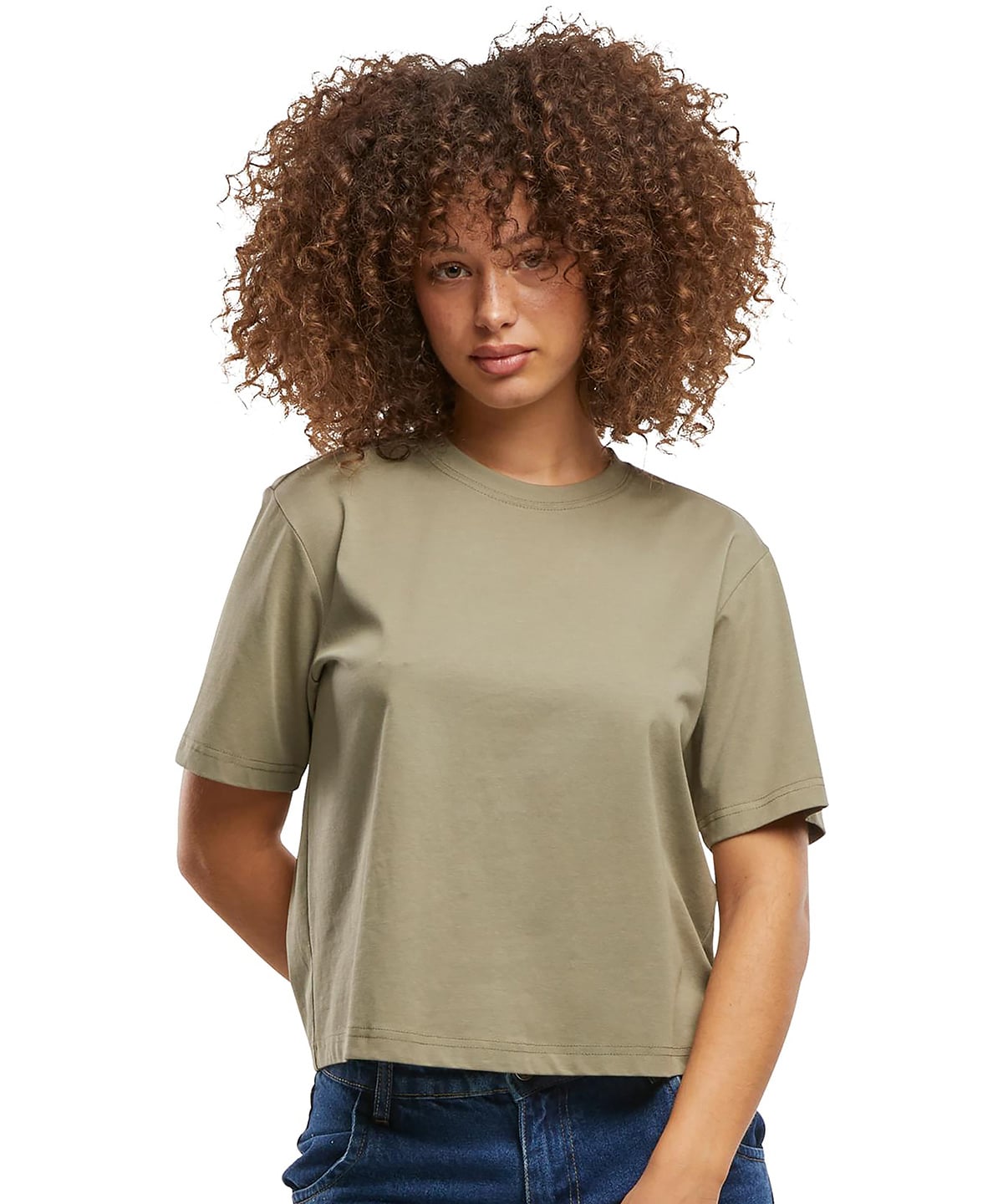Build Your Brand Women's Sorona Loose-Fit Tee (BY369) | Sustainable Tee