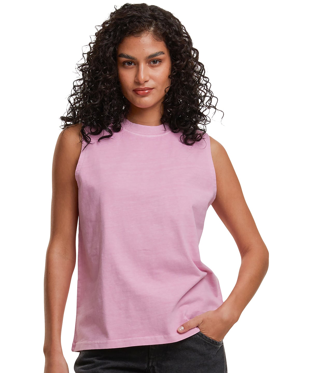 BY429 | Women’s vintage washed sleeveless tee | Build Your Brand
