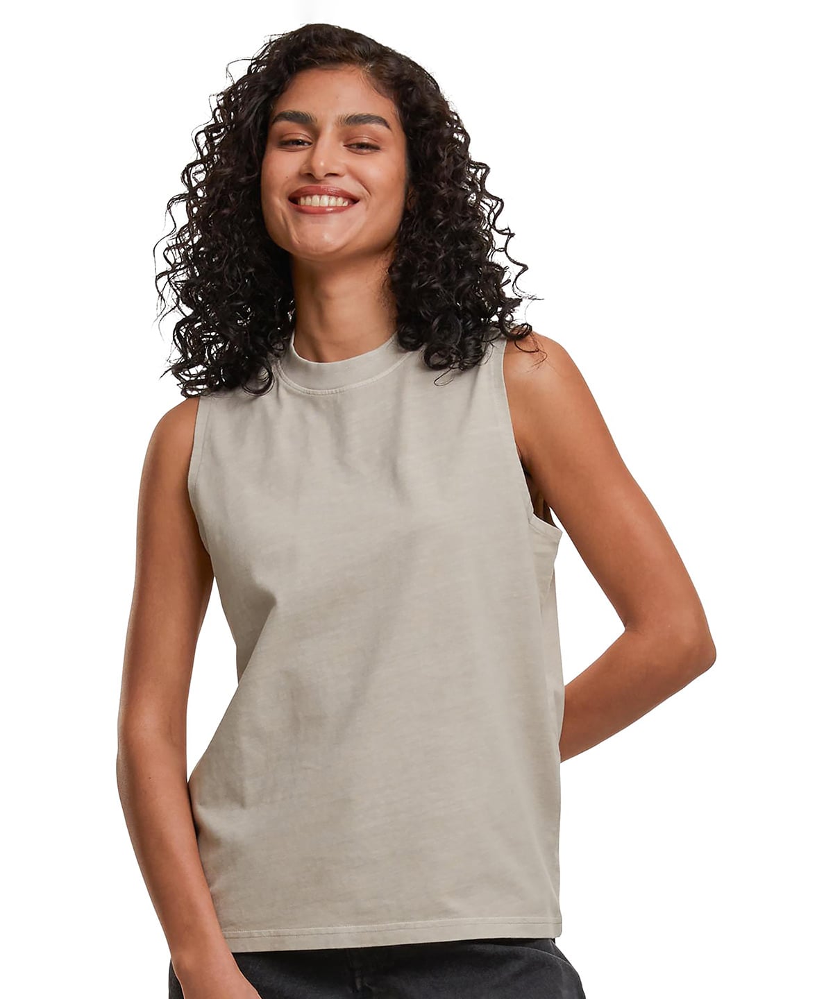 BY429 | Women’s vintage washed sleeveless tee | Build Your Brand