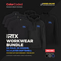 ProRTX Workwear Bundle (3x Polo, 2x Hoodie, 1x Softshell)