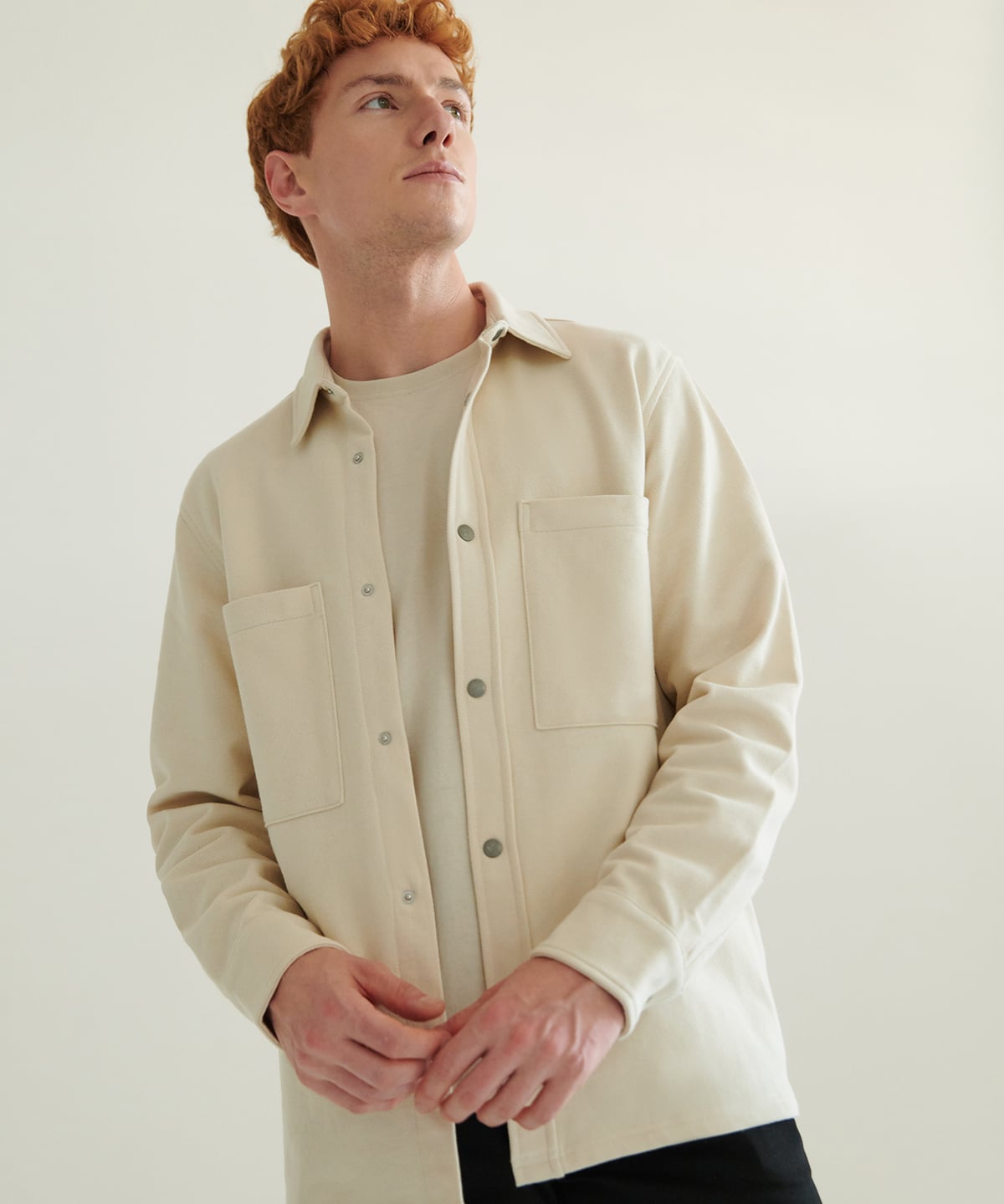 FR056 | Premium piqué overshirt | Front Row