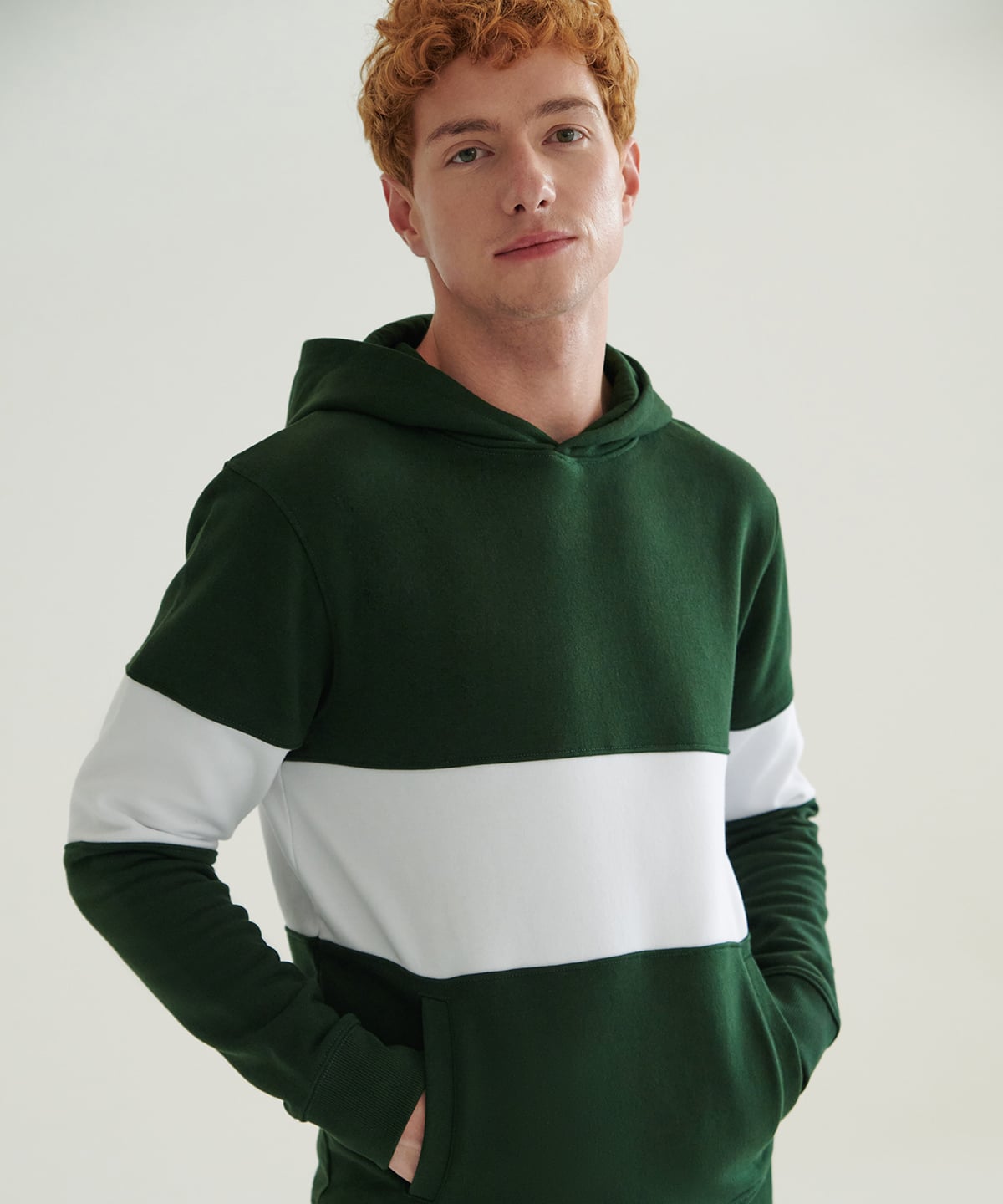 Front Row FR803 Heavyweight Panelled Hoodie | Premium Embroidered Hoodie