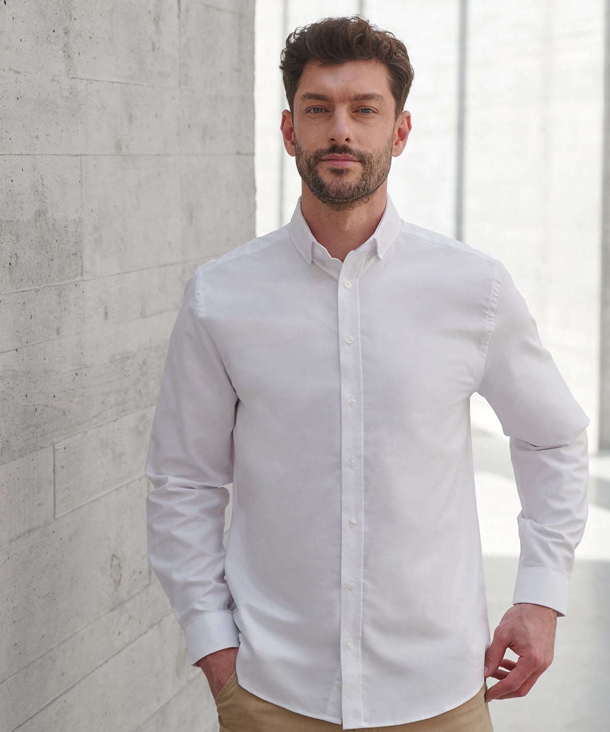 HB512R Men's Oxford Shirt | Henbury Branded Workwear