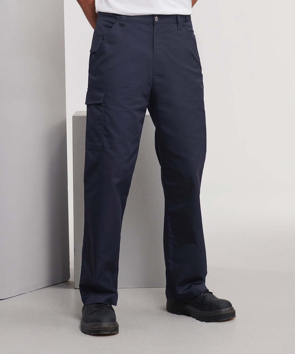 J001M | Polycotton twill workwear trousers | Russell Athletic