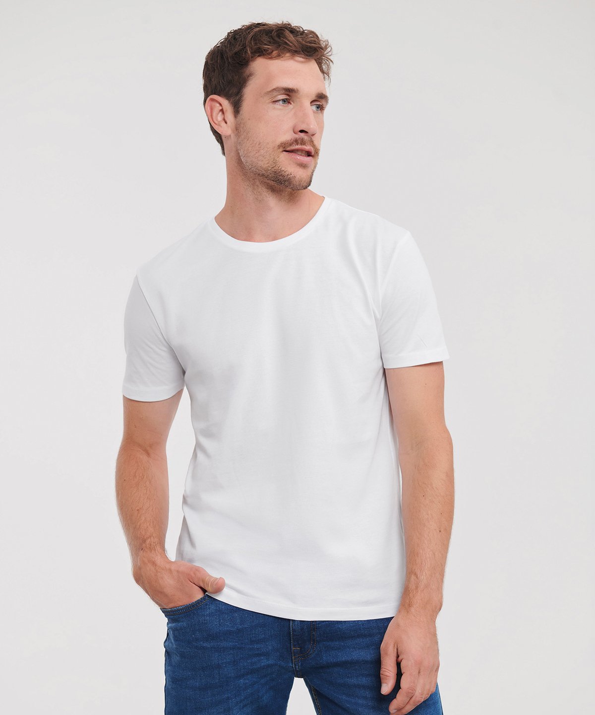 J108M | Pure organic tee | Russell Athletic