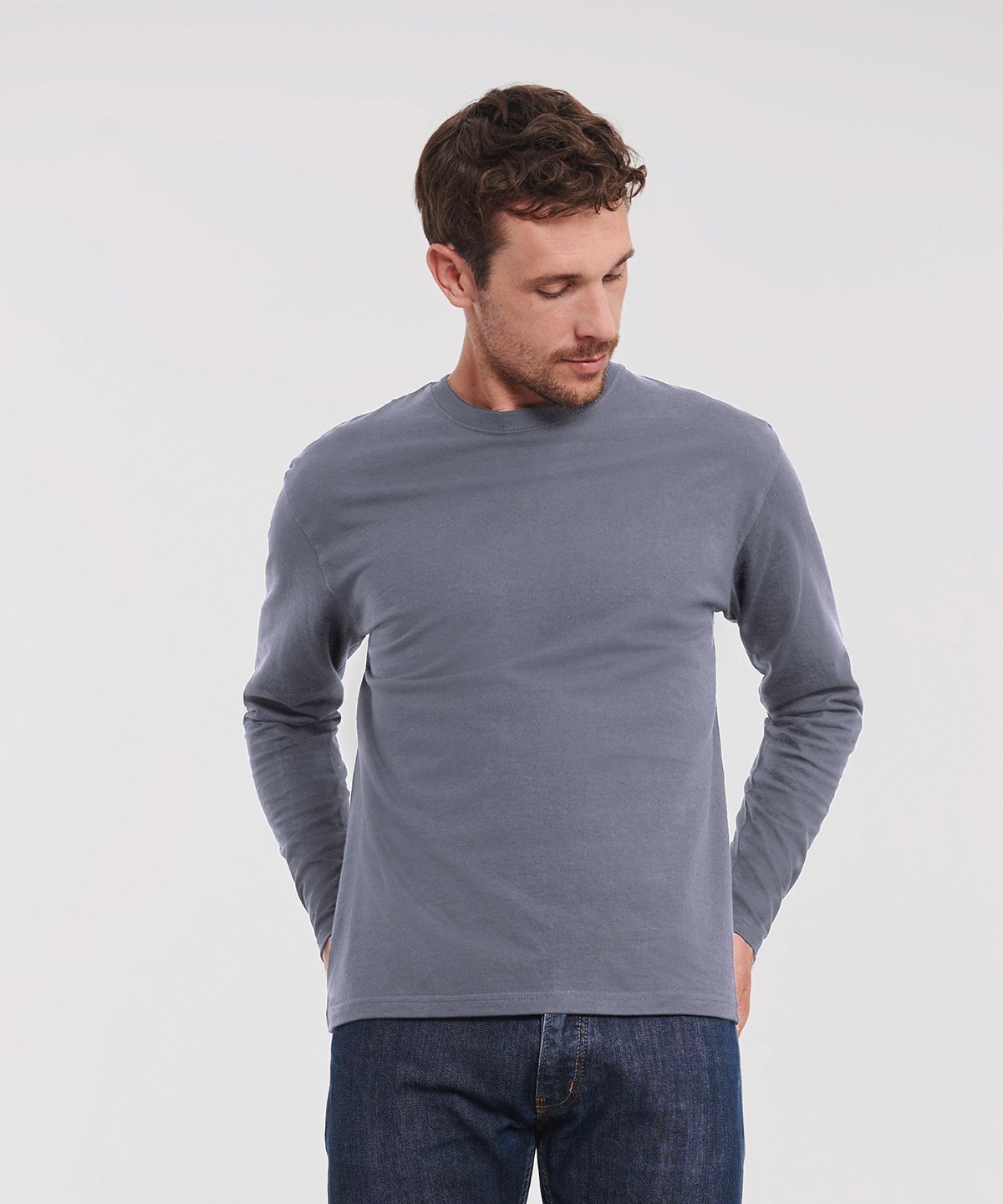 J180L | Classic long sleeve T | Russell Athletic
