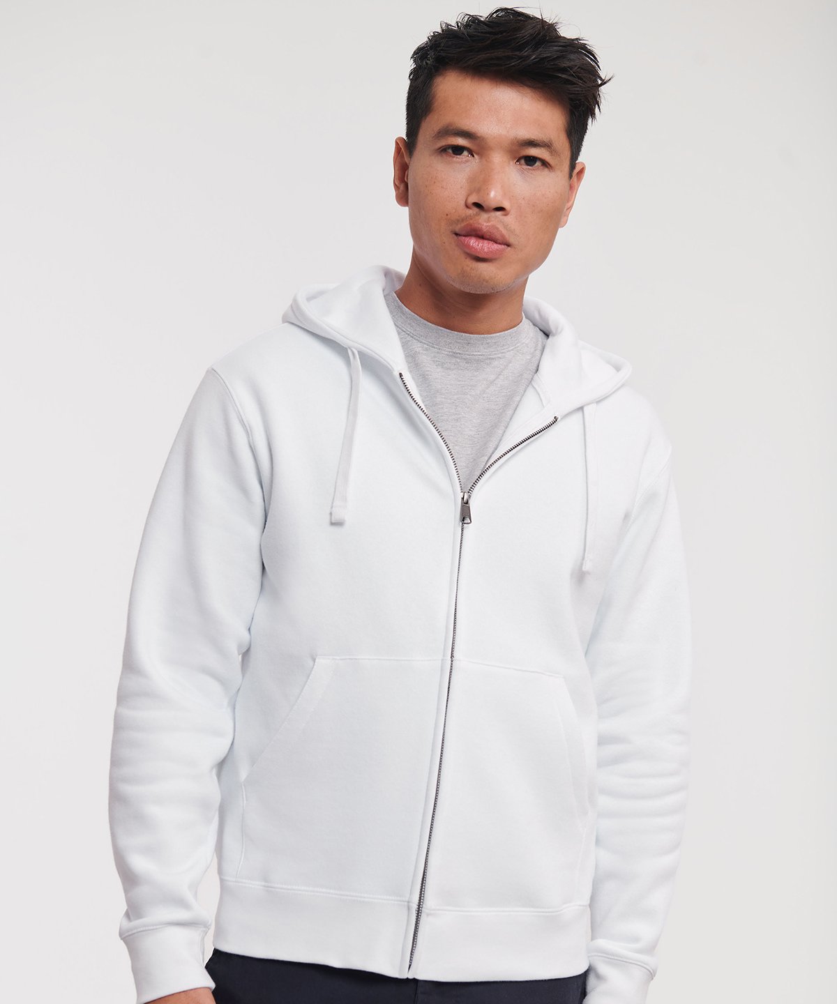 J266M | Authentic zipped hooded sweat | Russell Athletic