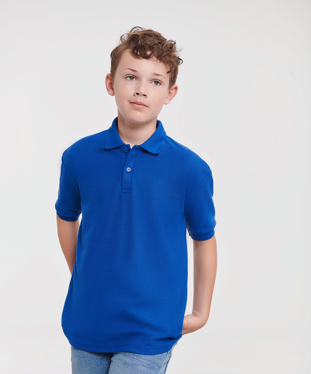 J539B | Kids polo shirt | Russell Athletic