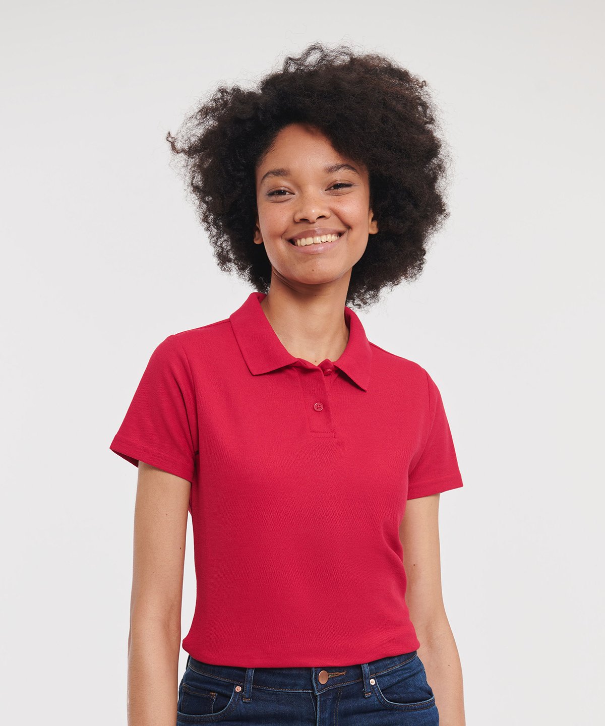 J539F | Women's classic polycotton polo | Russell Athletic