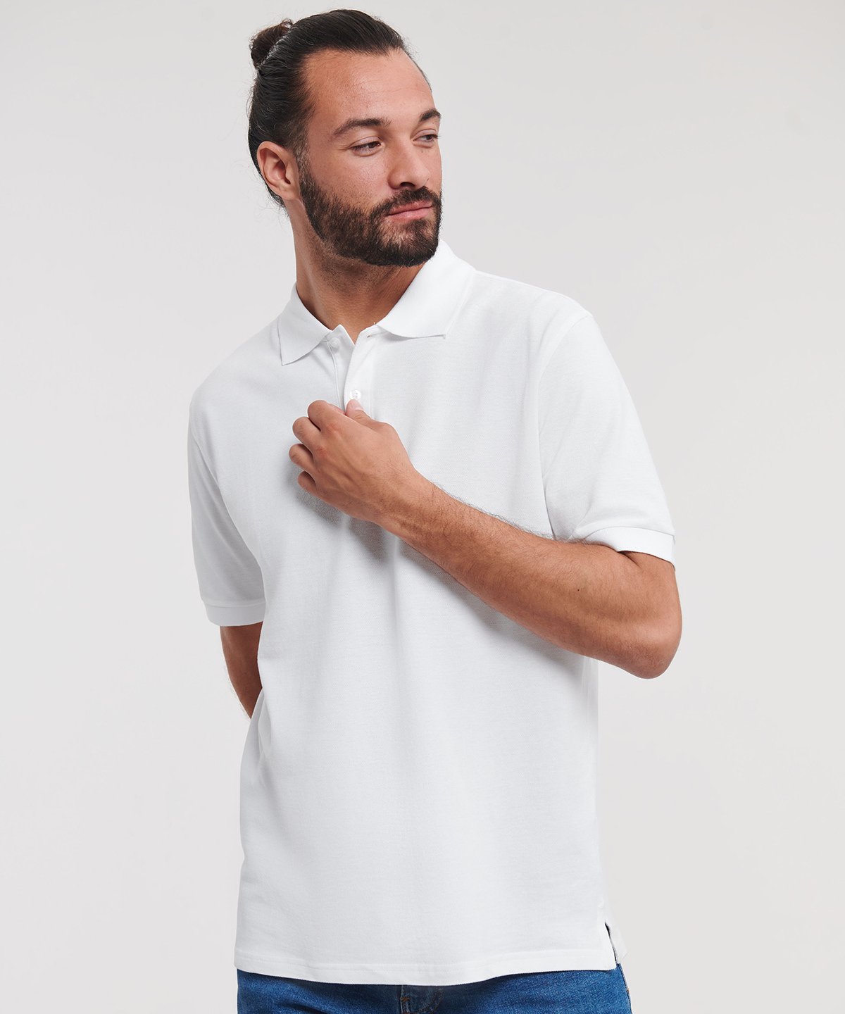 J569M | Classic cotton piqué polo | Russell Athletic