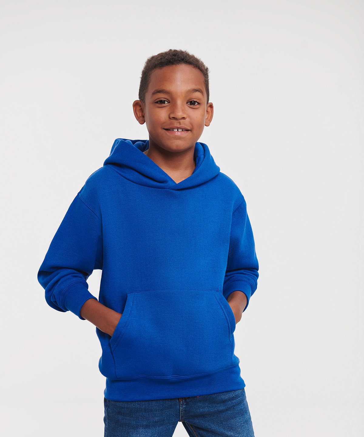 J575B | Kids hooded sweatshirt | Russell Athletic