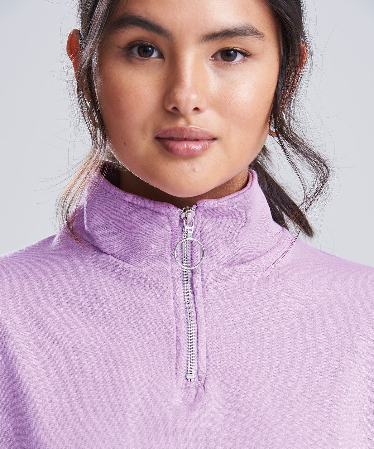 JH037 | Women's cropped ¼-zip sweat | AWDis Just Hoods