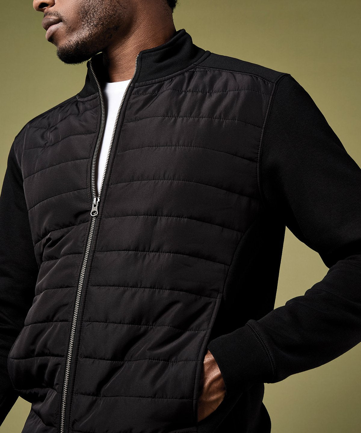 KK331 | Regular fit quilted full-zip sweatshirt | Kustom Kit