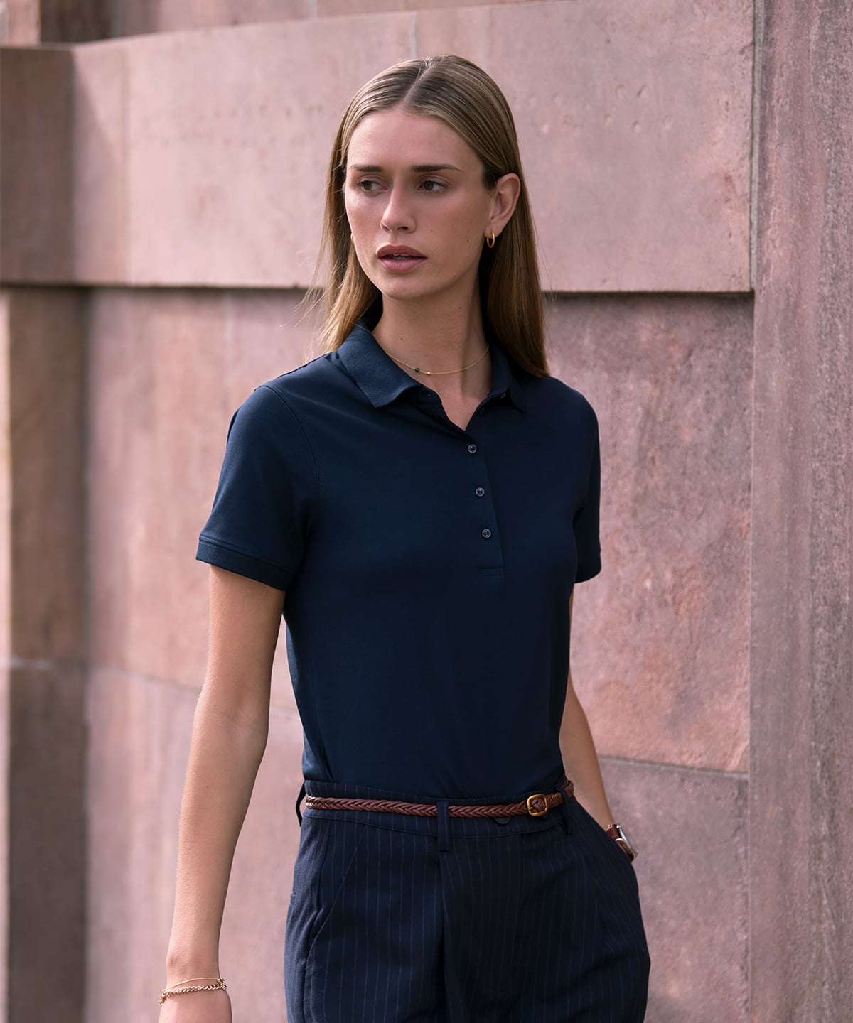 Nimbus Women's Altavista Tri-Blend Deluxe Polo (N140F) | Odour Control