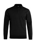 Nimbus Brighton Long Sleeve Knitted Polo (N145M) | Organic Cotton Blend