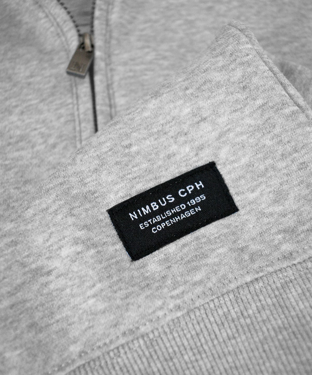 Nimbus Glendale Fashionable 1/4-Zip Sweatshirt (NB130) | Organic Cotton Blend