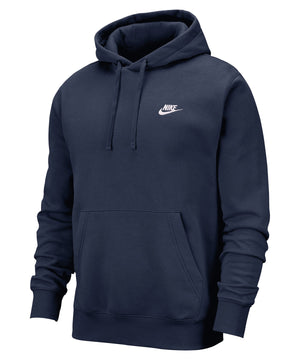Nk387-Mnwh | Midnight Navy/Midnight Navy/White - Nike Club Hoodie | Nike