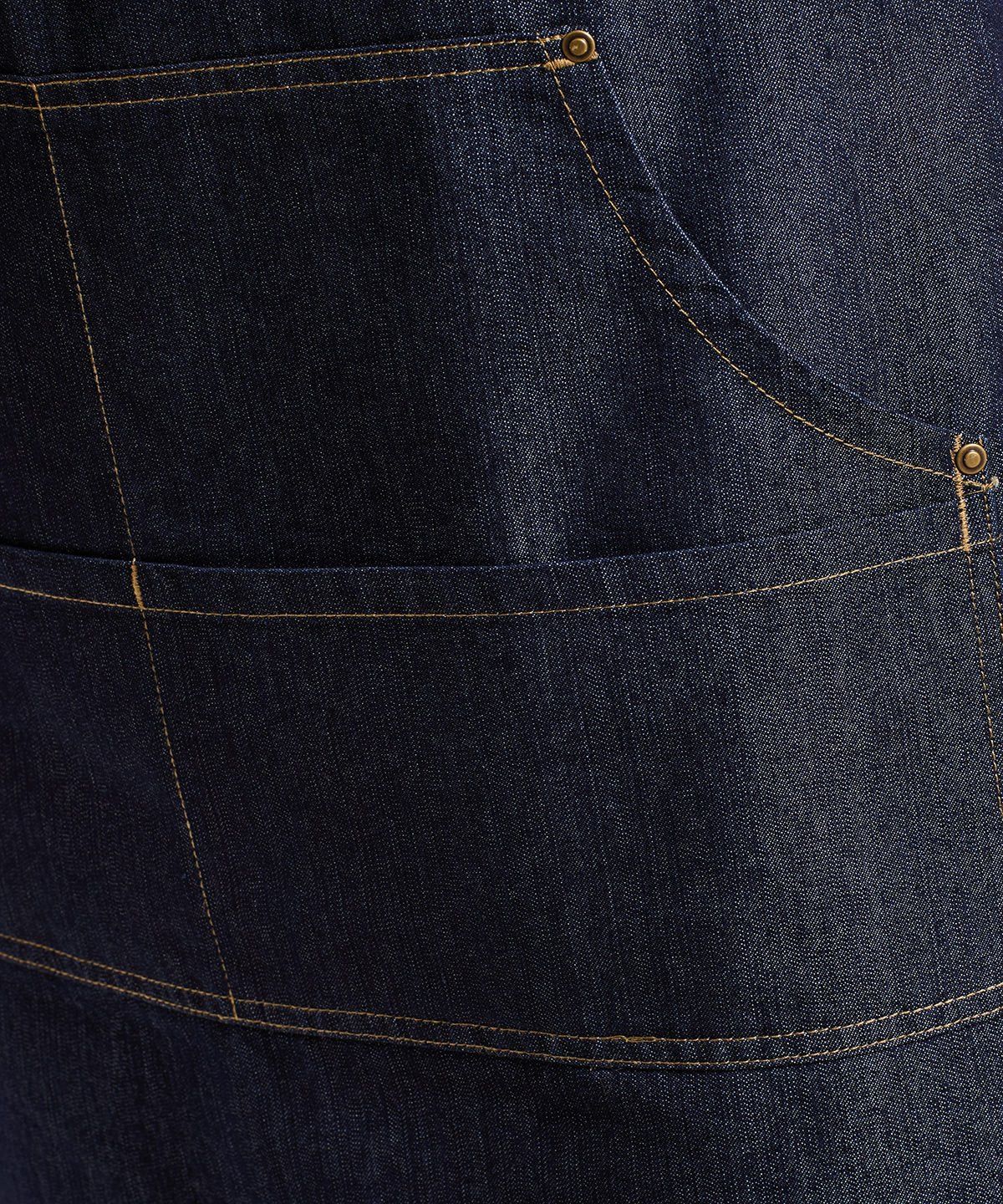PR126 | Jeans stitch bib apron | Premier