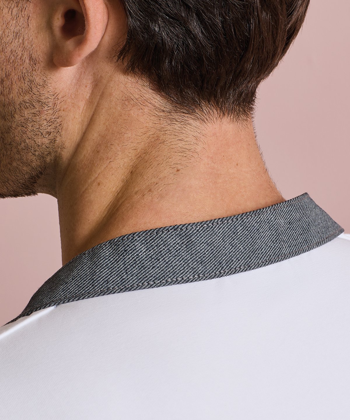 PR134 | District waxed-look denim bib apron | Premier