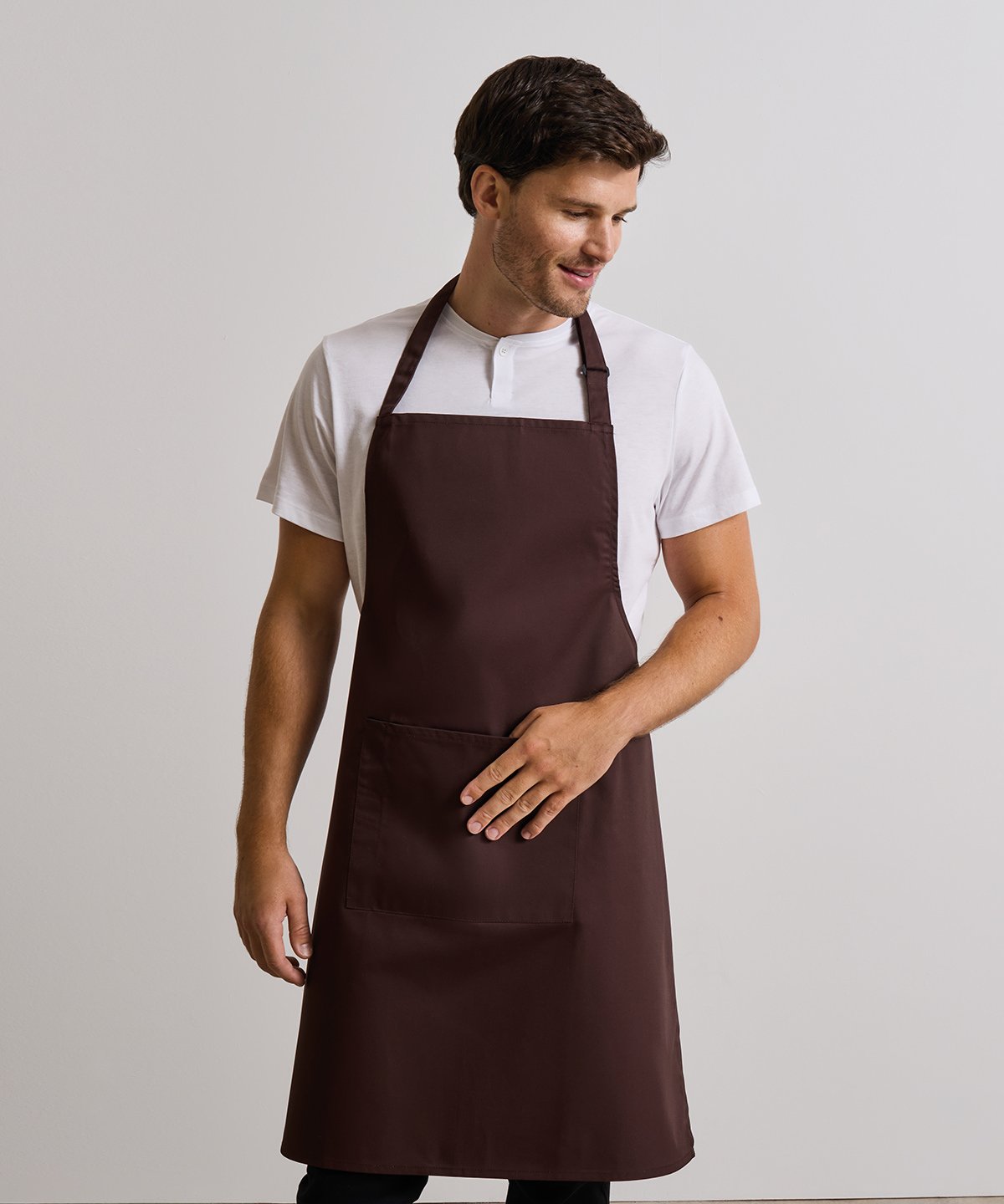 PR154 | Colours bib apron with pocket | Premier