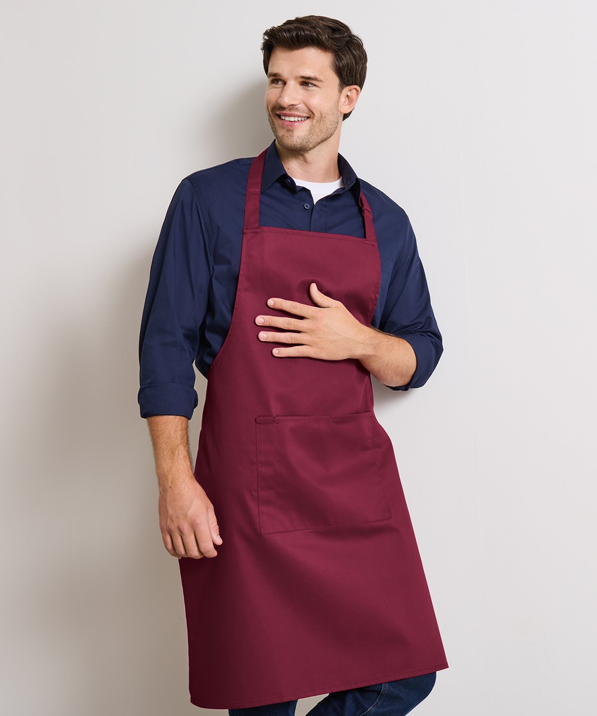 PR154 | Colours bib apron with pocket | Premier
