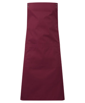 Pr190-Burg | Burgundy - Swap & Pop Customisable Apron Body | Premier