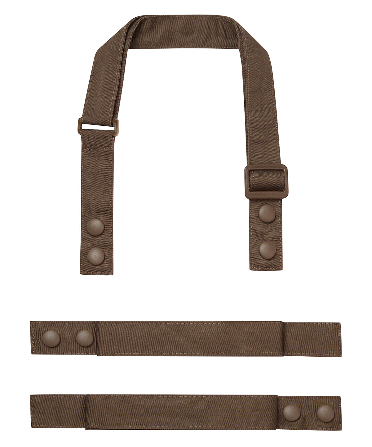 Pr191-Brow | Brown - Swap & Pop Customisable Apron Straps | Premier