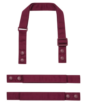 Pr191-Burg | Burgundy - Swap & Pop Customisable Apron Straps | Premier